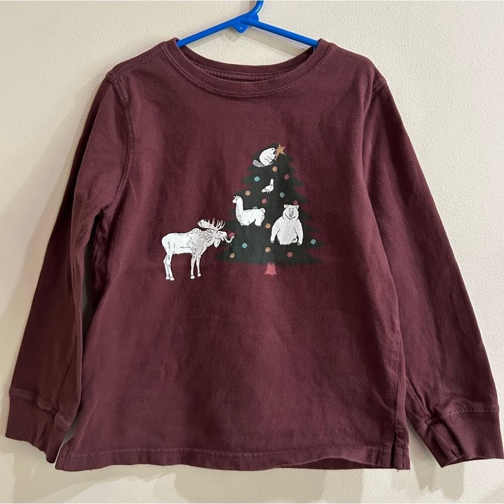 Duluth Trading Co Long Sleeve Christmas Graphic Tee